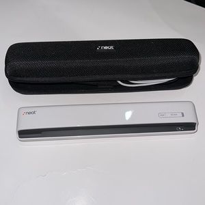 Neat Receipts Mobile Scanner Digital Filing System NR-030108 with case & charger